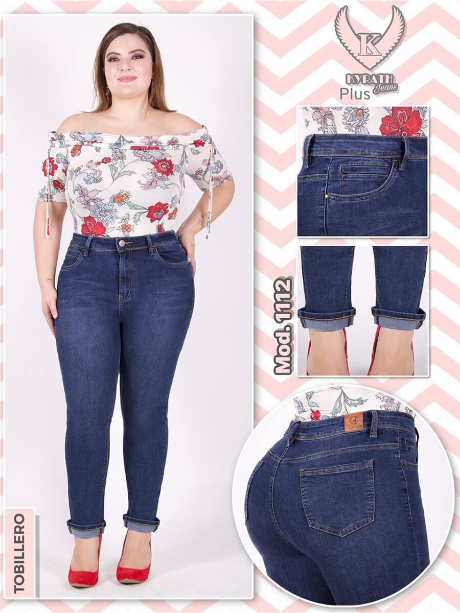 Jeans Dama Talla Extra|MOD:M3562 | Fabrica ropa