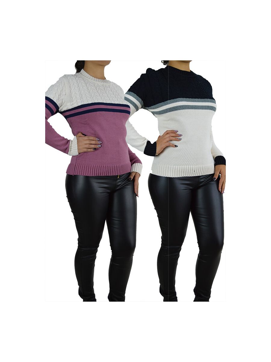 Sweater Tejido Lineas |MOD: 112595