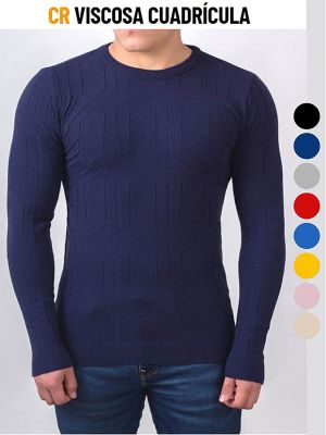 Sweater Viscosa Cuadro | MOD: VR01